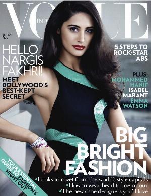Vogue Nargis Farkhi.jpg Vogue India Bikini Covers